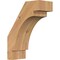 Ekena Millwork 5 1/2"W x 12"D x 16"H Merced Smooth Knee Brace, Western Red Cedar BRC06X12X16MRC00SWR - alternate 1